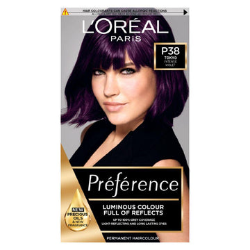 P38 Violet Vendetta Dark Purple Permanent Hair Dye